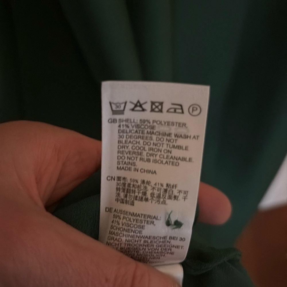 NWT Reiss Green High/Low Cocktail Dress - US size 0 - Picture 12 of 16